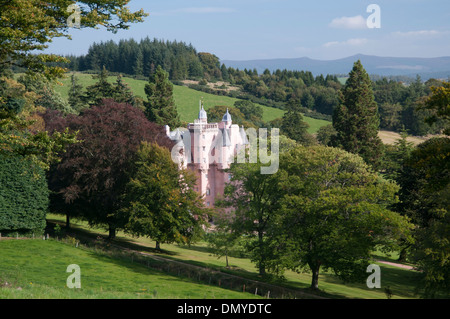 Craigievar Castle Royal Deeside un château écossais Banque D'Images