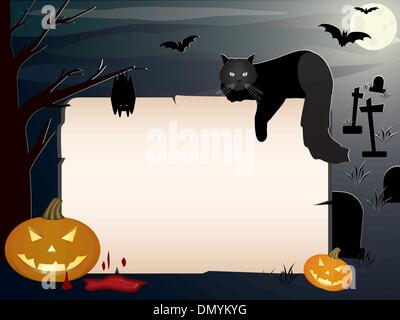 Fond d'Halloween Illustration de Vecteur