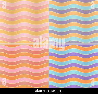 Des lignes ondulées - modèle logique Illustration de Vecteur