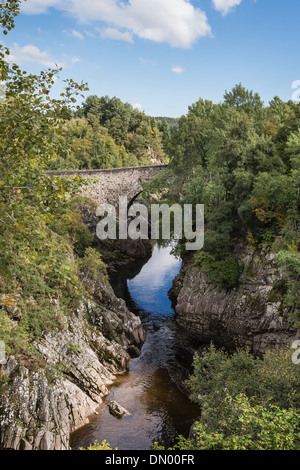 River Gorge à Findhorn & Dulsie Bridge à Moray, Scotland Banque D'Images