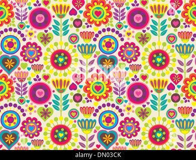 Drôle de couleur décoratif motif transparent Illustration de Vecteur