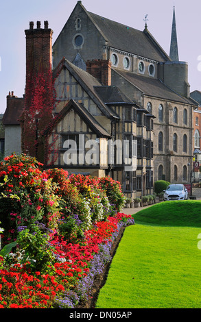 Château de Shrewsbury Portes Maisons, Shrewsbury, Angleterre 130924 31834  Banque D'Images