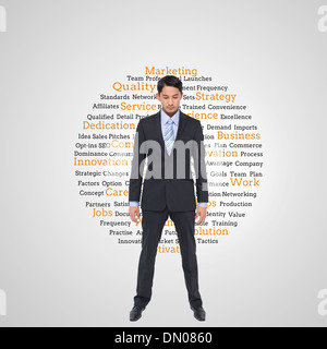 Composite image of businessman Banque D'Images