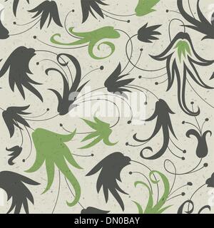 Abstract floral seamless pattern. Vector, EPS10 Illustration de Vecteur