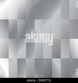 Fond rectangle métallique transparente Illustration de Vecteur