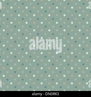 Motif à pois transparent vert froid en couleurs. Vector illustrat Illustration de Vecteur