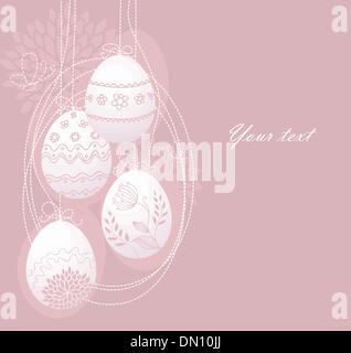 Modèle de Pâques Illustration de Vecteur