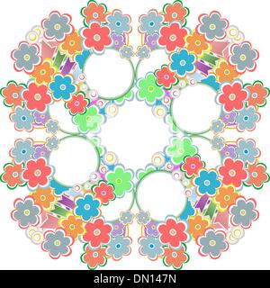 Résumé transparente Motif vagues dessiné à la main, fond ondulé Illustration de Vecteur