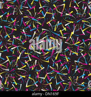 Abstract background transparent d'artifice Illustration de Vecteur