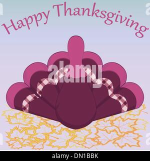 Joyeux thanksgiving card Illustration de Vecteur