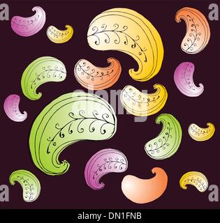 motif cachemire Illustration de Vecteur