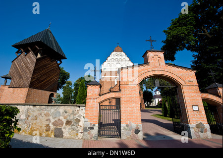 L'église Saint André de Brok, une communauté NE de Varsovie, Pologne. Banque D'Images