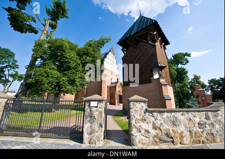 L'église Saint André de Brok, une communauté NE de Varsovie, Pologne. Banque D'Images