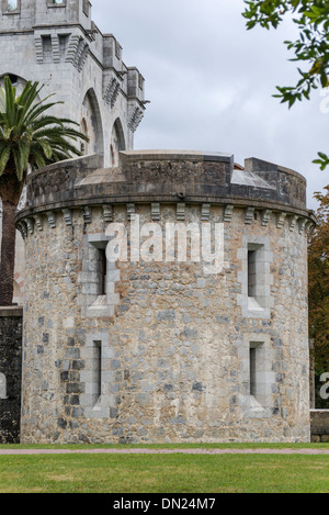 Arteaga Palace à la réserve de biosphère d'Urdaibai, Gascogne, Pays Basque, Espagne Banque D'Images