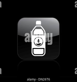 Vector illustration de l'icône de la bouteille d'eau isolées Illustration de Vecteur