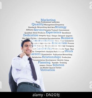 Portrait of businessman standing Banque D'Images