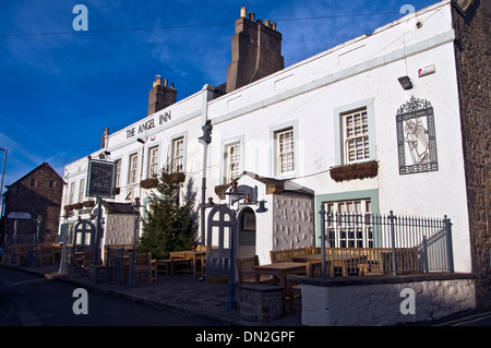 The Angel Inn, un bâtiment historique à Corbridge, une petite ville très prisée sur les rives de la rivière Tyne à Northumberland Banque D'Images