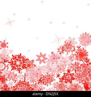 Fêtes de Noël rouge avec des lumières bokeh. EPS 8 Illustration de Vecteur