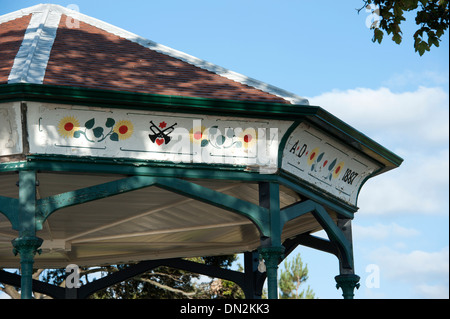 1887 Band Stand Kiosque à Clevedon North Somerset Banque D'Images