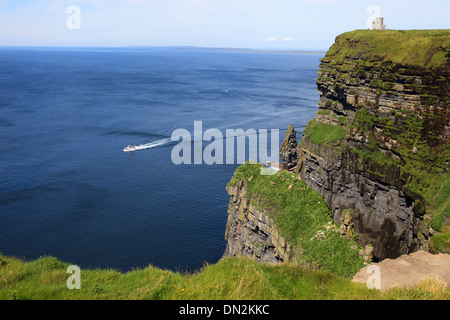 Falaises de Moher, le Burren, comté de Clare, Irlande Banque D'Images