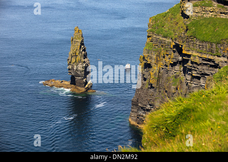 Falaises de Moher, le Burren, comté de Clare, Irlande Banque D'Images