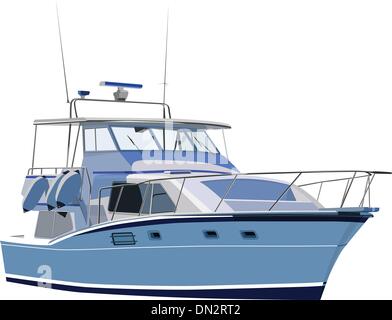 Yacht Illustration de Vecteur