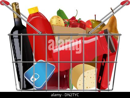 produits d’épicerie Illustration de Vecteur