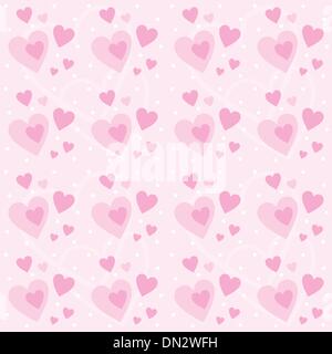 Motif coeur transparent Illustration de Vecteur