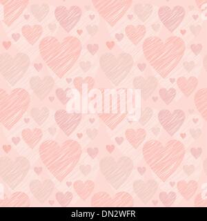 Motif coeur transparent Illustration de Vecteur