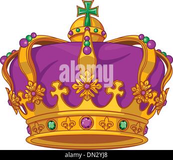 Couronne Mardi Gras Illustration de Vecteur