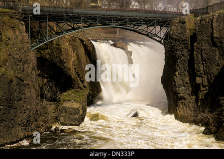 Grande Cascade de Patterson, NJ,Paterson Great Falls Banque D'Images