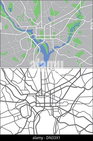 Washington DC Illustration de Vecteur