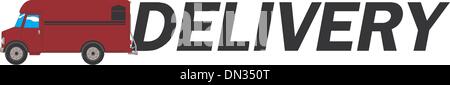 Vector cartoon la livraison Illustration de Vecteur