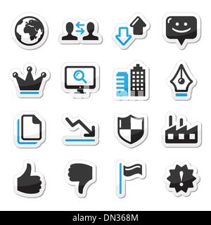 Internet Web icons set - vector Illustration de Vecteur