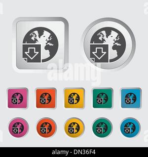 Télécharger le fichier icône unique. Illustration de Vecteur