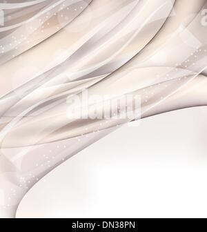 Résumé fond ondulé avec effet d'éclairage Illustration de Vecteur