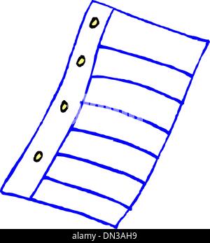feuille de cahier Illustration de Vecteur