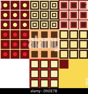 Ensemble de modèles de géométrie Illustration de Vecteur
