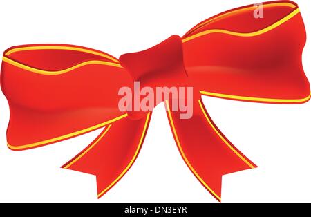 Bow satin Illustration de Vecteur
