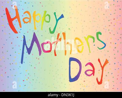 Happy Mothers Day Illustration de Vecteur