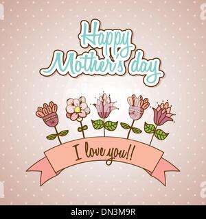 Happy mothers day Illustration de Vecteur