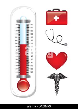 icônes médicales Illustration de Vecteur