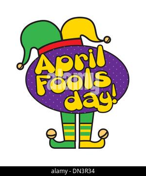 April Fools Day Illustration de Vecteur