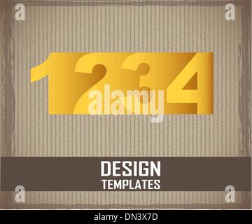 numéros de Illustration de Vecteur