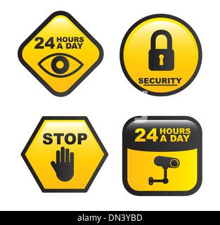 surveillance Illustration de Vecteur