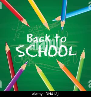 Retour à l’école Illustration de Vecteur