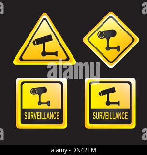 surveillance Illustration de Vecteur