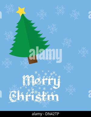Joyeux Noël carte Illustration de Vecteur