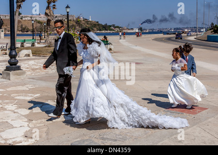 Mariage de Cuba, La Havane, Cuba Banque D'Images