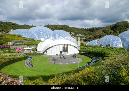 L'Eden Project près de St.Austell à Cornwall, UK Banque D'Images